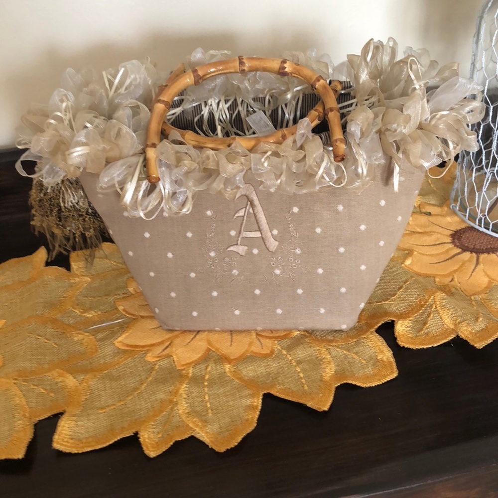Lula Belle monogrammed handbag
